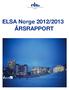 ELSA Norge 2012/2013 ÅRSRAPPORT