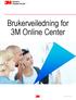 Brukerveiledning for 3M Online Center