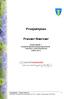 Delprosjekt i Kvalitetskommuneprogrammet i Nordre Land kommune 2009-2011. Prosjektplan Fravær-Nærvær