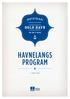 HAVNELANGS PROGRAM 2. juni 2013