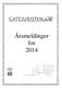 Årsmeldinger for 2014