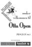 PILLARGURI. ønsker BADMINTONKLUBB. velkommen til. Otta Open PROGRAM 2012 VÅRE HOVEDSPONSORER