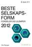 BESTE SELSKAPS- FORM