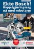 NYHET! poengjakt 2011 - Kjøp mer og få mer med Bosch! Kapp-/gjæringssag med patentert robotarm/uttrekk GCM 12 GDL Professional. Les mer på side 8...