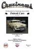 Medlemsblad for Sarpsborgs Amcar klubb. Detroit Cars. Etb, 08-09-1982. 1949 Buick Eight Super Sedan Eier Terje Larsen