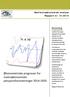 Økonometriske prognoser for. makroøkonomiske. pensjonsforutsetninger 2014-2035. Samfunnsøkonomisk analyse. Rapport nr. 15-2014