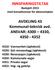 INNSPARINGSTILTAK Budsjett 2013 med konsekvensar for økonomiplan AVDELING 43 Kommunal-teknisk avd. ANSVAR: 4300 4330, 4350-4352