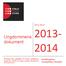 2013-2014. Ungdommens dokument 2013-2014. Handlingsplan/ retningslinjer/budsjett