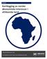 Kartlegging av norske økonomiske interesser i afrikanske land