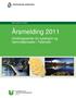 Rapport publisert 15.02.2012. Årsmelding 2011. Utviklingssenter for sykehjem og hjemmetjenester i Telemark