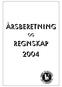 Årsberetning. Regnskap 2004