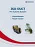 ISO-DUCT Pre-isolerte kanaler Firkantkanaler Runde kanaler