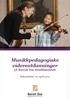 Musikkpedagogikk. Musikkpedagogiske videreutdanninger. på Barratt Due musikkinstitutt