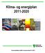 Klima- og energiplan 2011-2020