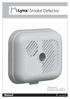 Smoke Detector. Ordering numbers: Smoke detector, ionic 200 30 31 Smoke detector, optical 200 30 38. Manual