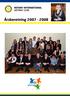 ROTARY INTERNATIONAL DISTRIKT 2290. Årsberetning 2007-2008