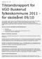 Tilstandsrapport for VGO Buskerud fylkeskommune 2011 - for skoleåret 09/10