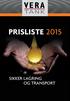 PRISLISTE 2015 SIKKER LAGRING OG TRANSPORT