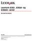 Lexmark E260-, E260d- og E260dn- serier