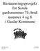 Restaureringsprosjekt for Sanda gardsnummer 75, bruk nummer 4 og 8 i Gaular Kommune