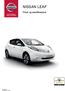 NISSAN LEAF. Priser og spesifikasjoner. Insert High resolution picture here 15.09.2015 NO-04C-0711 MY14