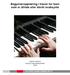 Begynneropplæring i klaver for barn som er blinde eller sterkt svaksynte