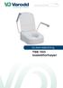 tekniske hjelpemidler brukerveiledning TSE 150 toalettforhøyer