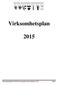 Virksomhetsplan. Virksomhetsplan for Nordre Sunnmøre kemnerkontor, 2015 Side 1