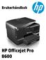 Brukerhåndbok. HP Oﬀicejet Pro 8600