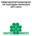 Valgprogram/prinsipprogram for Aust-Agder Senterparti 2011-2015