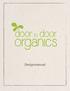 Door to Door Organics. Innhold