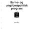 Barne- og ungdomspolitisk program