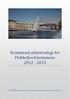 Kommunal planstrategi for Flekkefjord kommune 2012-2015