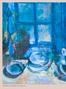 Ludvig Karsten: Det blå kjøkken, 1913. Olje på lerret