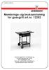 Monterings- og bruksanvisning for gassgrill art.nr. 12282