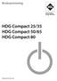 HDG Compact 25/35 HDG Compact 50/65 HDG Compact 80