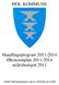 HOL KOMMUNE. Handlingsprogram 2011-2014 Økonomiplan 2011-2014 m/årsbudsjett 2011