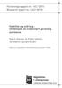 Forskningsrapport nr. 143 / 2010 Research report no. 143 / 2010. Stabilitet og endring - Utviklingen av brukerstyrt personlig assistanse