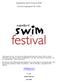 Sognefjord Swim Festival 2006. Evalueringsrapport for 2006