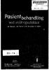 Pasientbehandling. Strålevern - HEFTE 14 ISSN 0804-4929 Januar 1998. G. Tanum, J.B. Reitan, Ø.S. Bruland, D. Hjelle. Statens strålevern