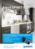 Flexit SPIRIT K2R. Luftbehandlingsaggregat med integrert kjøkkenhette