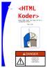 <HTML Koder> Enkle HTML koder for bruk til bl.a cachebeskrivelser. Ver. 2.01