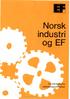 Norsk industri. En orientwing fra Utennksdepartffinentet