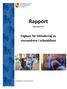 Rapport. Fagkurs for inkludering av innvandrere i arbeidslivet. forprosjekt 2013. Prosjektleder: Toril Sundal Leirset