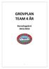 GROVPLAN TEAM 4 ÅR. Barnehageåret 2015/2016