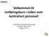 Velkommen til innføringskurs i rollen som kontrahert personell. Svartediket vannbehandlingsanlegg Torsdag 2. februar 2012 Klokken 9 til 15