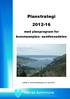 Planstrategi 2012-16