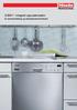 G 8051 i integrert oppvaskmaskin. for storhusholdning og næring/business/industri