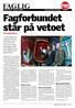 Fagforbundet står på vetoet