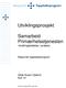 Utviklingsprosjekt. Samarbeid Primærhelsetjenesten -endringsledelse i praksis